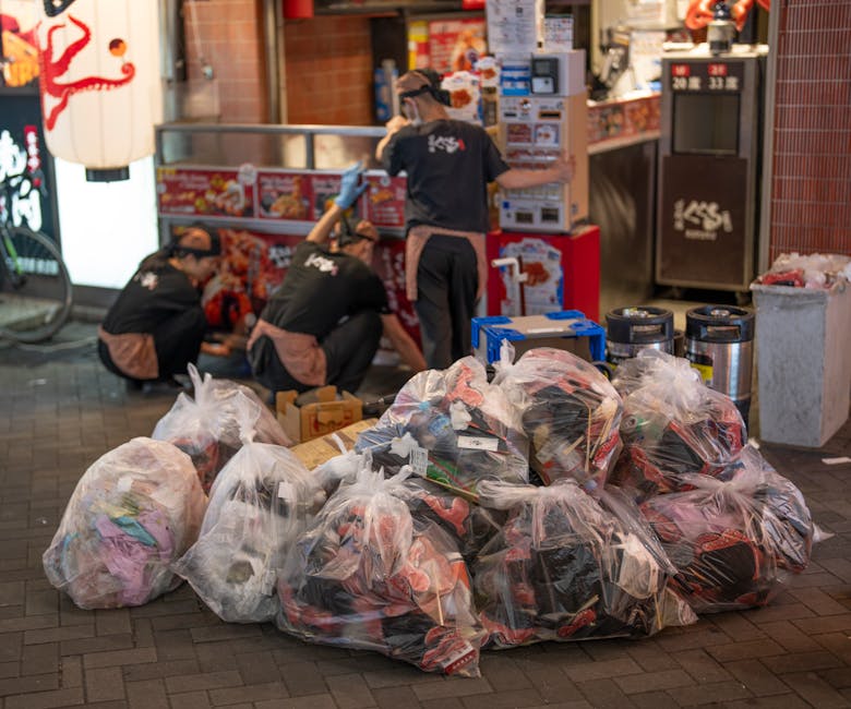 Shop waste clearance Old Spitalfields Market rubbish removal